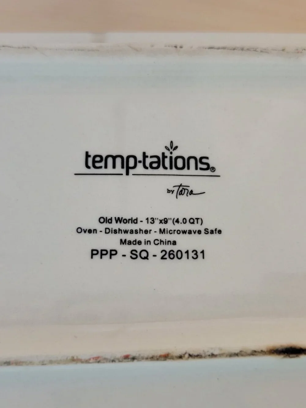 TEMP-TATIONS Old World Taupe 13x9